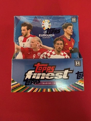 2024 Topps Finest Road to UEFA Euro 2024 Master Box Hobby NEW Sealed