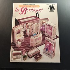 Plastic Canvas Fashion Doll La Boutique Mary Layfield 1993 Craft Pattern