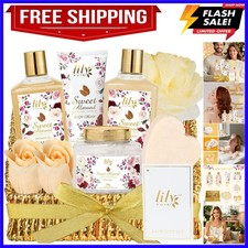Gifts for Women, Mothers Day Gift Basket for Mom - 9 Pcs Bath and Body Gift B...