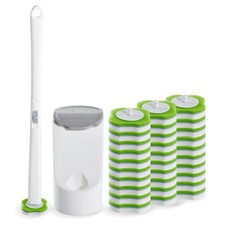 Disposable Toilet Brush,Toilet Bowl Brush and Holder Set with 30 Magic Sponge...