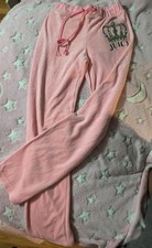 Juicy Couture Velour Tracksuit Bottom Small blue/pink great condition