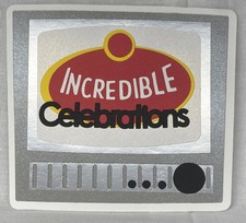 Incredible Celebrations Die Cut Scrapbook Embellishment Incredibles