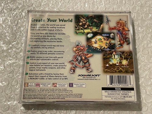 Legend of Mana CIB (Sony PlayStation 1, PS1) Complete - Picture 4 of 4