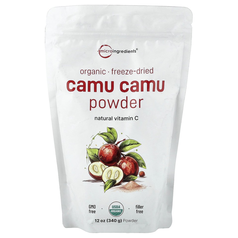 Organic Camu Camu Powder, Freeze-Dried, 12 oz (340 g)