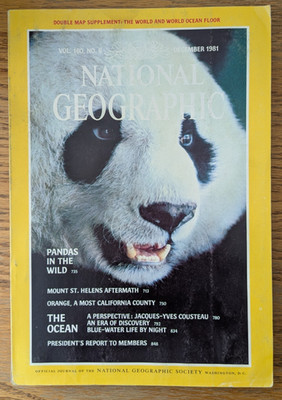 National Geographic Vol. 160, No. 6, December 1981, Pandas in the wild - READ..