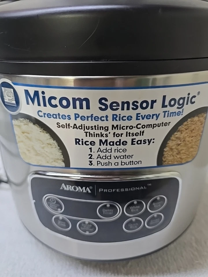 Vaporera de cocción lenta profesional de arroz Aroma ARC‐3000SB de 4 cuartos de galón Foto 2 de 4