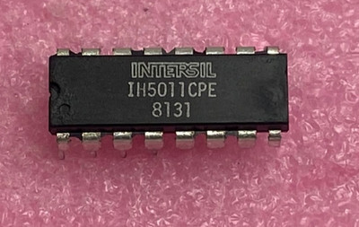Intersil IH5011CPE Virtual Ground Analog switch Integrated Circuit