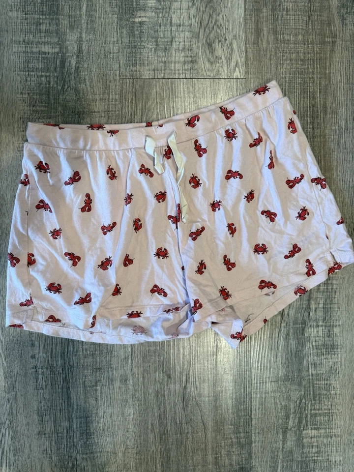 J Crew Lobster And Crab Nautical Print Women’s Pajama Short Set Size Small - Image 4 of 4