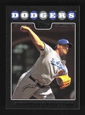 Jonathan Broxton Los Angeles Dodgers Topps 2008 Black #44 SN /57
