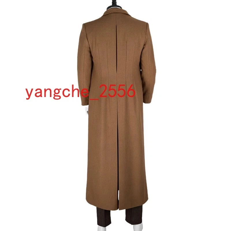Doctor Who 10th David Tennant Brown Suit Uniform Cosplay Costume Set Halloween - Image 3 of 4