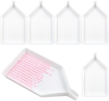 6 PCS Plastic Diamond Painting Bead Sorting Trays - Durable Craft Accessories fo