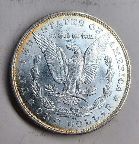 1904-O MORGAN DOLLAR UNCIRCULATED BU Toned