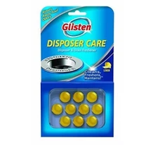 Glisten DPLM12T Disposer Care Disposer and Drain Freshener-0.81 Oz Lemon