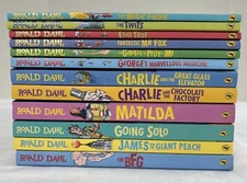 Lot of 12  Roald Dahl Books Paperbacks BFG Going Solo Mr Fox Charlie Peach