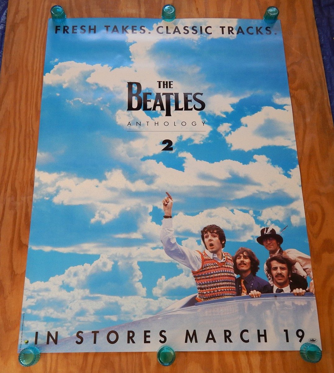 THE BEATLES - ANTHOLOGY 2 - ORIGINAL ROCK PROMO POSTER (1996) | eBay