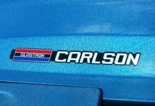 Glastron Carlson emblem decal CVX 20 18 16 CV23 models 1978 & up