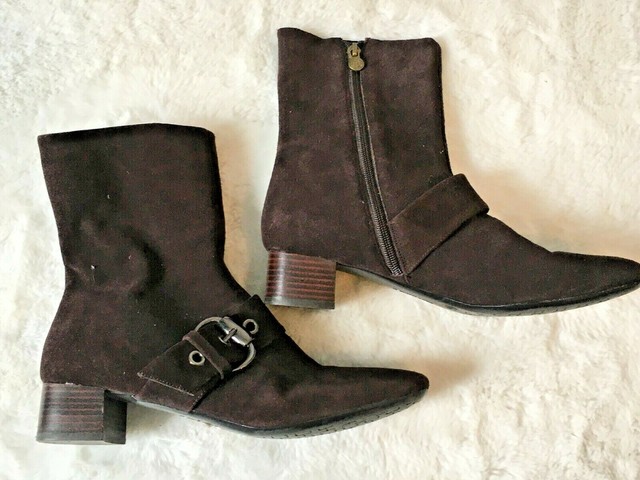 Etienne Aigner Brown Ankle Boots - Size 10 | eBay