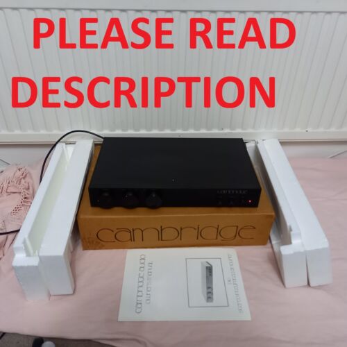 boxed MADE in ENGLAND black CAMBRIDGE AUDIO P40 amplifier PHONO input STAGE