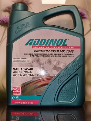 SHPD Leichtlauföl PREMIUM STAR MX 1048 SAE 10W40 API SL/CI-4 ACEA A3/B4/E7