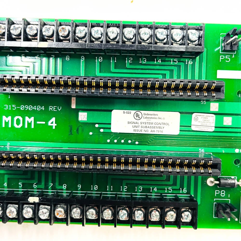 Card Cage Module Siemens MOM-4 Network Option Module Card Cage Main Board 500-890269 ...