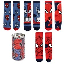 Spiderman 4er Pack Jungen Socken Strümpfe Ge...