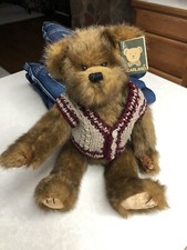 Bear Land Corp Teddy Bear Plush Knit Sweater Stuffed Animal 14  Articulating New