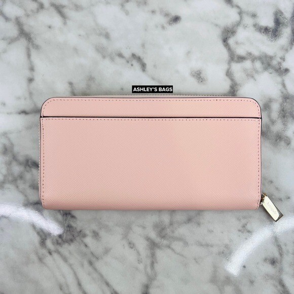 Kate Spade Madison Large Continental Wallet In Conch Pink | eBay