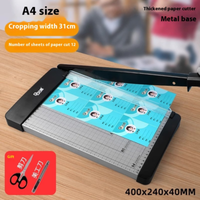 A4/A3 GrößE Papier Fotoschneider Kleiner Papierschneider Fotoschneider
