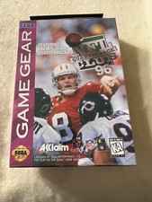 NFL Quarterback Club 96 (Sega Game Gear, 1995) Factory Sealed