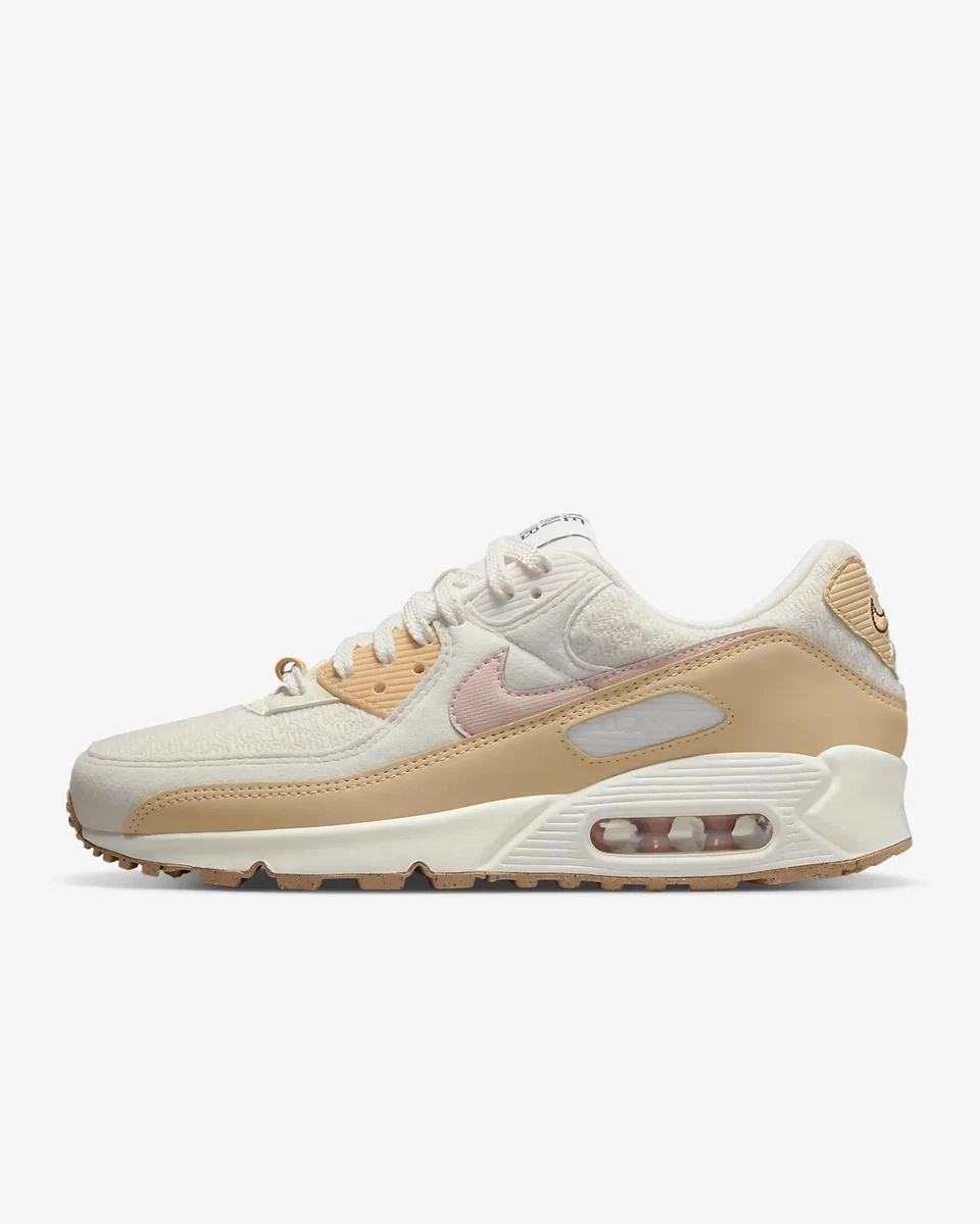 Nike Women's Air Max 90 Sun club White Tanpink DJ9997-101 US 7.5 / 24.5cm