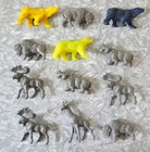 Vintage 1950s Nabisco Wild Animals Plastic Cereal Premium Figures