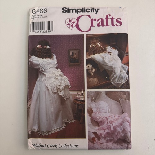 Simplicity 8466 Time Out Dolls and Clothes Sewing Pattern Crafts Ruffles - Picture 2 of 3