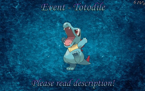 Totodile Event 6iv Pokemon X Y Omega Ruby Alpha Sapphire Sun Moon Us Um Ebay