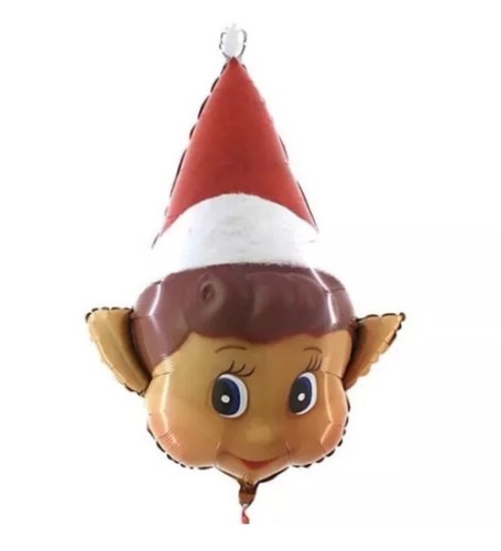 Elf head naughty elf Balloon 34 Inch Uninflated Foil Balloon Christmas New
