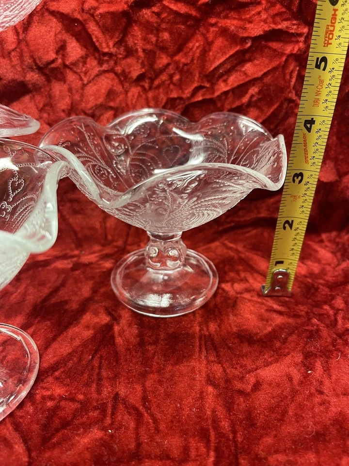 Compota de vidrio Southern Living At Home Victoria 4 prensa hecha en Polonia 40504 nueva Foto 3 de 4