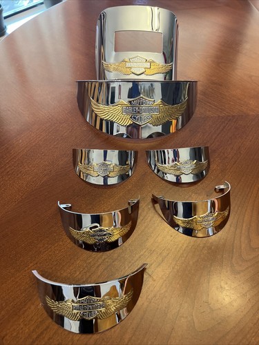 Harley Davidson Softail Eagle Wings Light Visors Set EBay