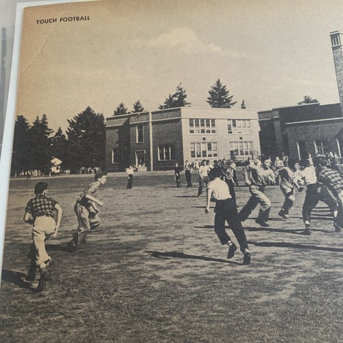 Jumbo Post Card Touch Football USA Photo - Picture 2 of 6