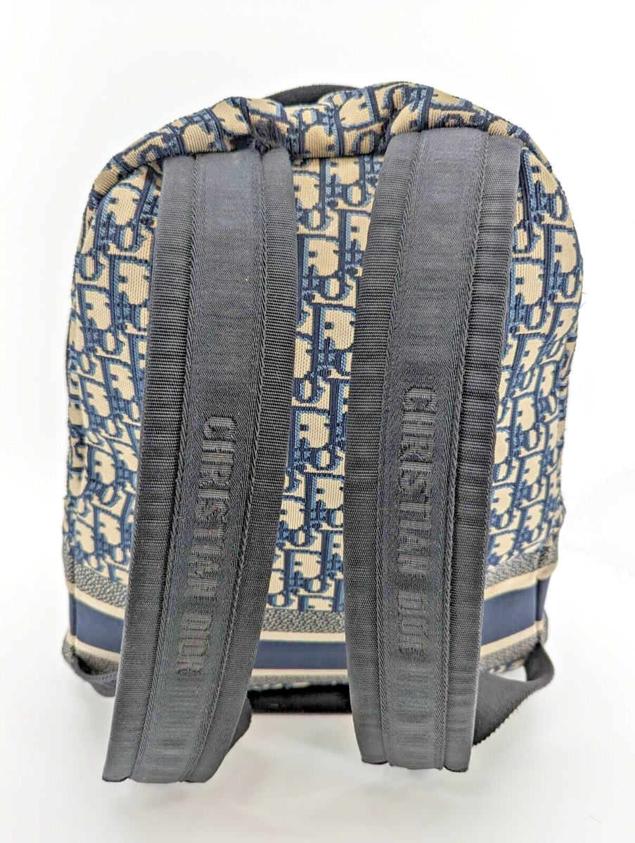 Christian Dior Homme Rider Backpack Oblique Canvas | eBay