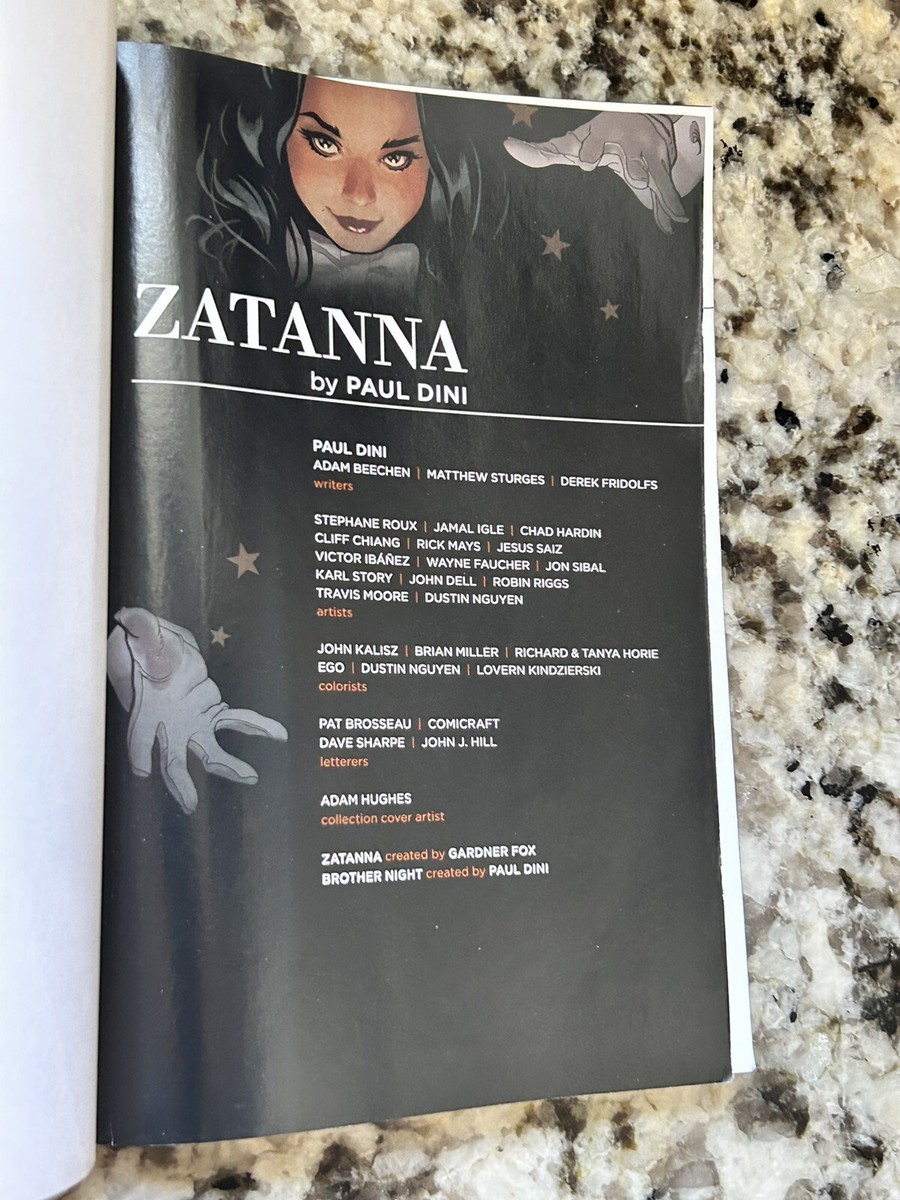Zatanna by Paul Dini (DC Comics, May 2017) TPB | eBay