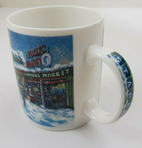Taza de café Starbucks taza picas lugar mercado público vacaciones de Navidad Seattle - Imagen 4 de 7