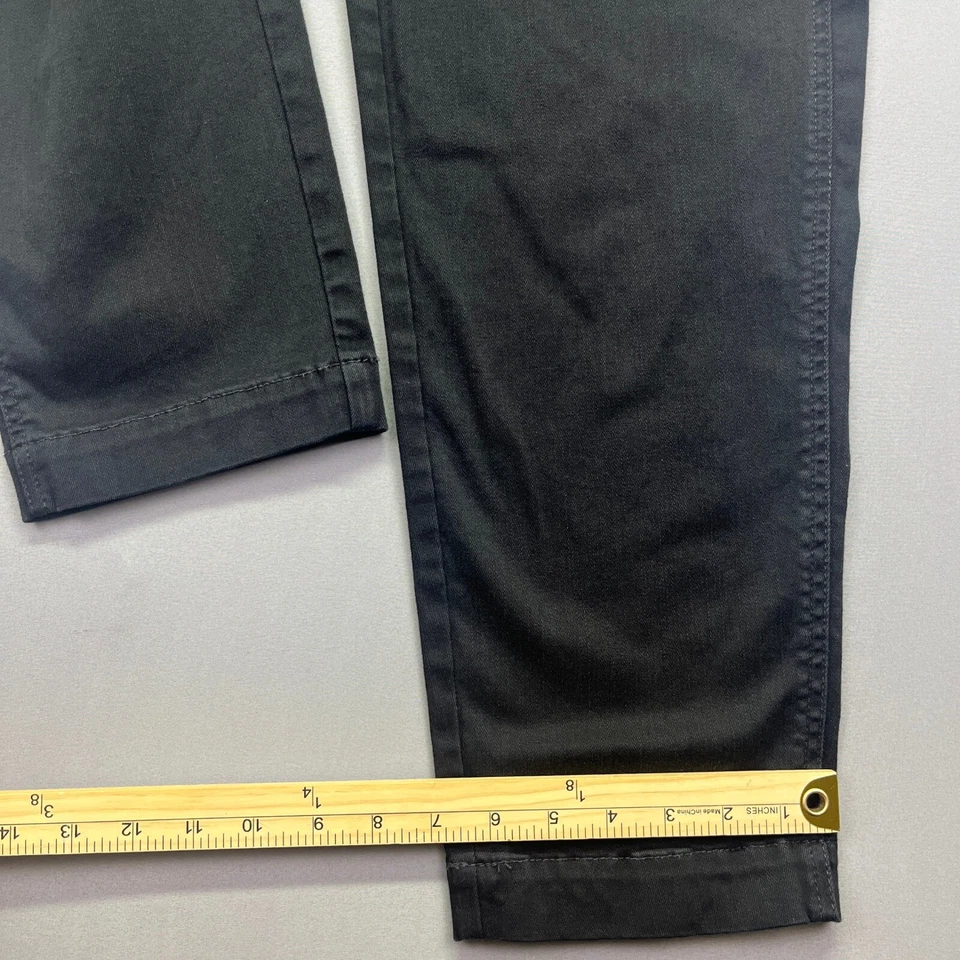 Madewell Black Overalls Cropped Straight Leg Denim Jumpsuit Size S Fits 30" - Image 4 of 4