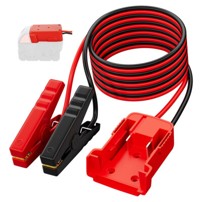 Für Milwaukee 18V 6FT Starthilfe Jump Starter Ladegerät Klemmen Starthilfekabel