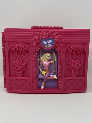 1999 Barbie Doll Carrying Case Mattel Pink Take Along Doll Trunk