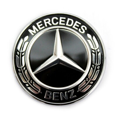 Mercedes-Benz Stern Emblem Radiator Grille Black W222 W213 W205 A0008171901