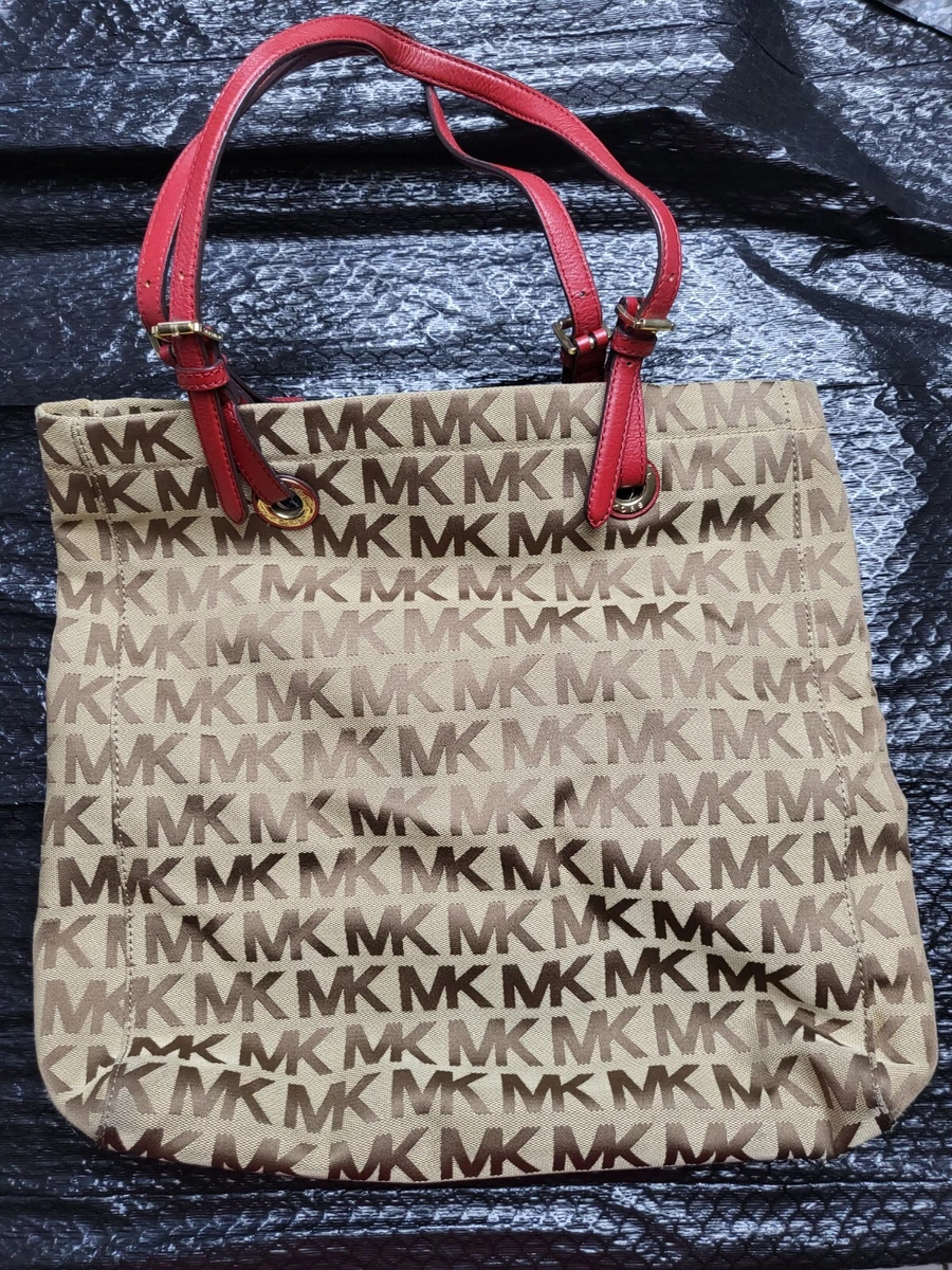 mk canvas tote bag