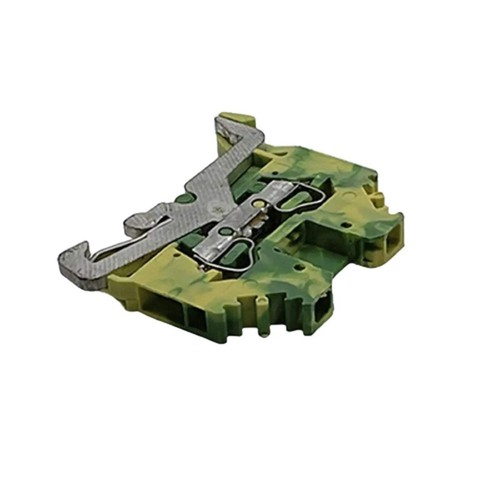 Wago Terminal Block 2 Ways 28-12AWG 2.5mm² Clamp 24A Green/Yellow 280-107 - Picture 4 of 7
