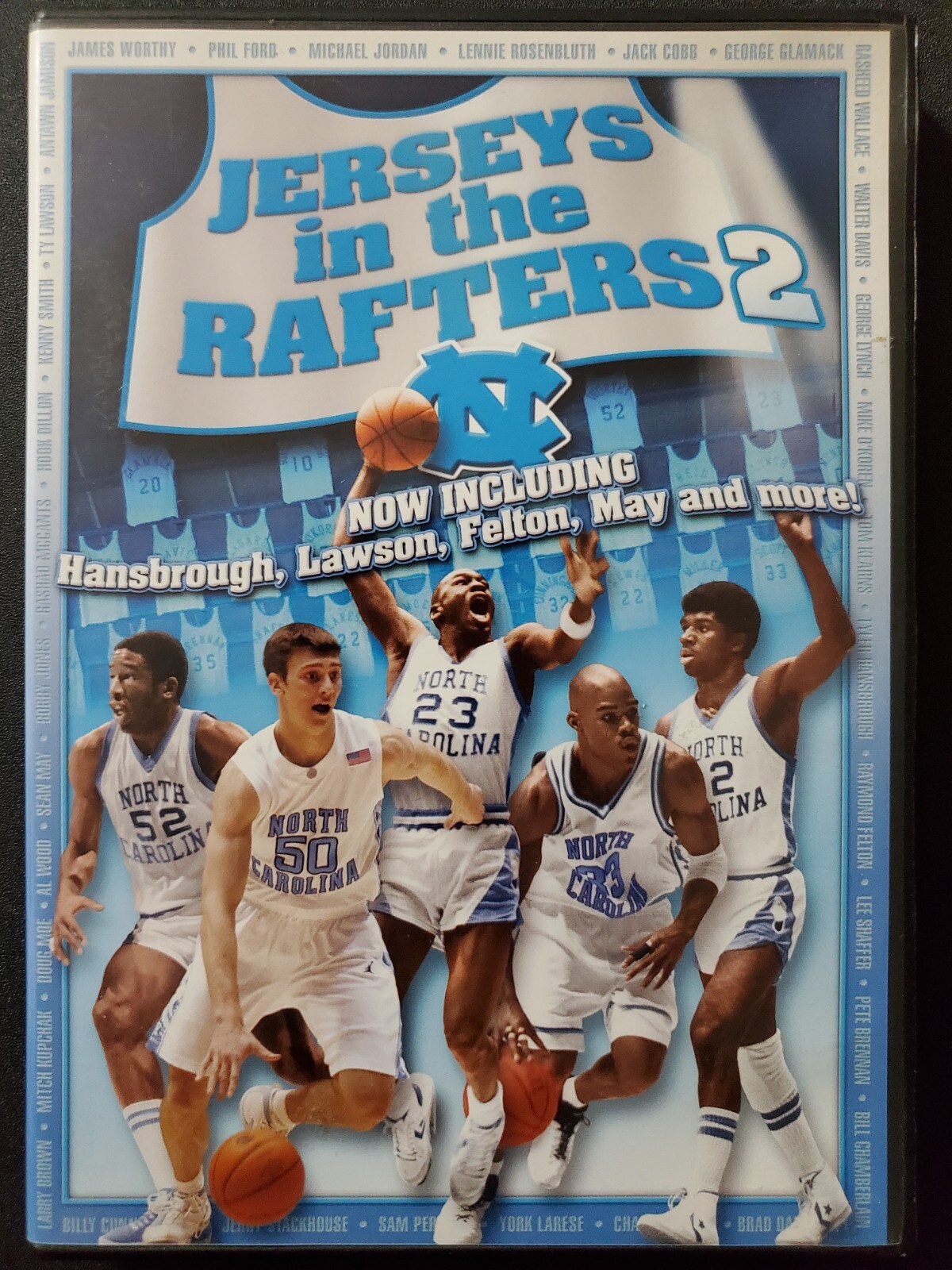 Jerseys In the Rafters 2 DVD UNC University Of North Carolina