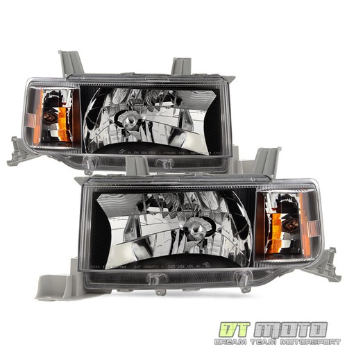 Black 2004 2005 2006 Scion xB Headlights Replacement Left+Right 04-06 Headlamps - Picture 2 of 4