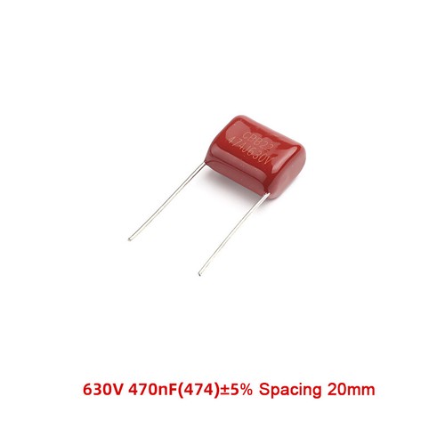 10 piezas condensador de película de polipropileno metalizado 400V 630V 10-680NF CBB condensadores - Imagen 27 de 30