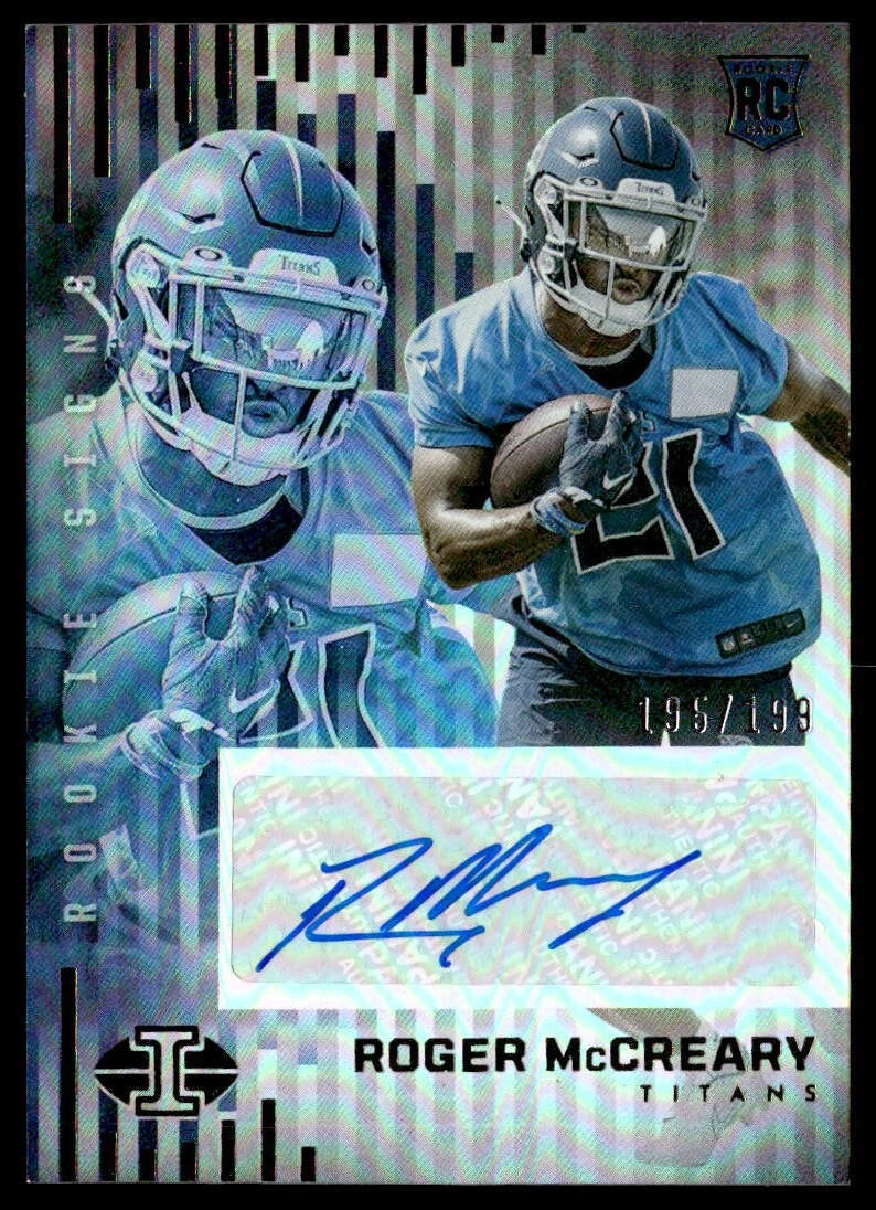 Roger McCreary Panini Certified Rookie Signatures #RSRM Base